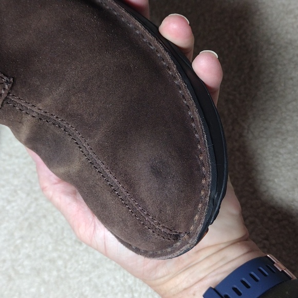 Polo Sport women's brown suede zip winter boots with wool lining. Size 7 - Picture 10 of 13